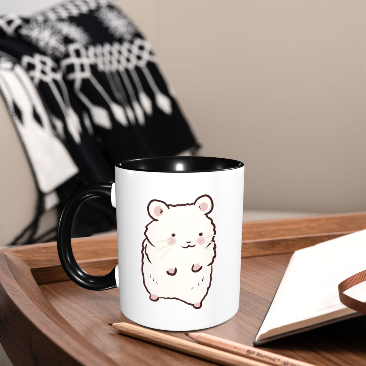 Cute Hamster Drawing Mug Funny - Draw Coffee And Tea incelemesi ve fiyatı