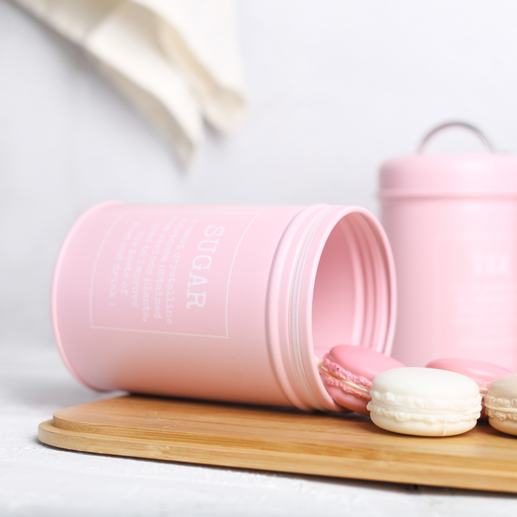 Set of 3 Canister Iron Kitchen - Canister Coffee Sugar Tea incelemesi ve fiyatı