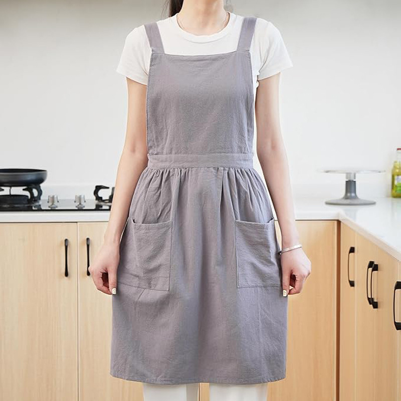 Canvas apron made of cotton su - Coffee Tea Garden incelemesi ve fiyatı