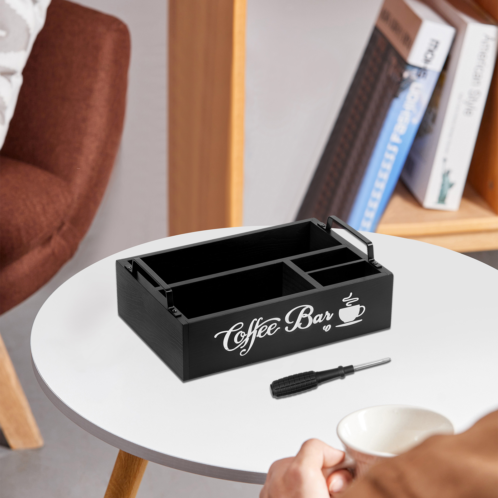 Wooden Coffee Rack Portable De - Coffee Tea Holders incelemesi ve fiyatı